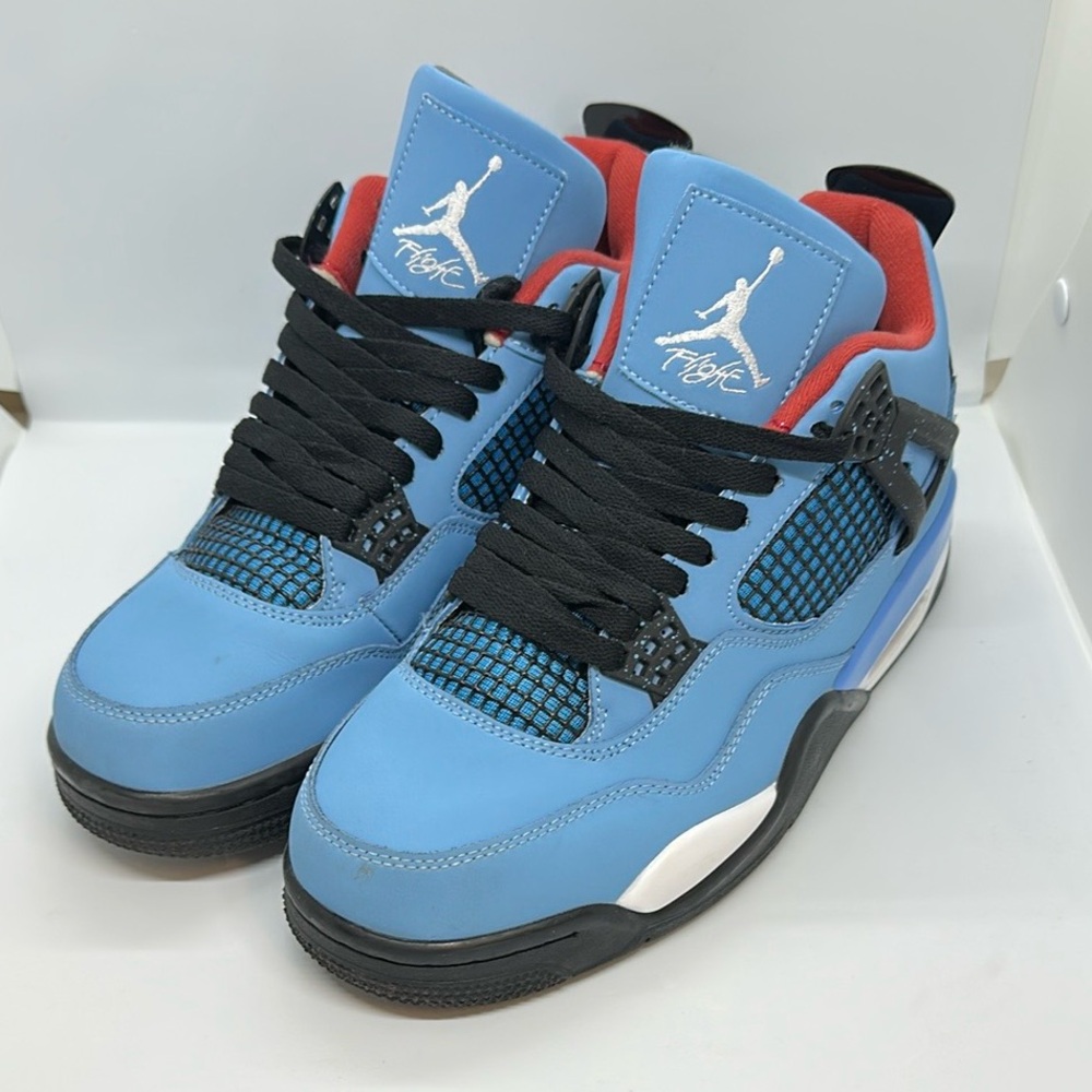 Travis Scott X Nike Air Jordan 4 Houston Oilers Shoes